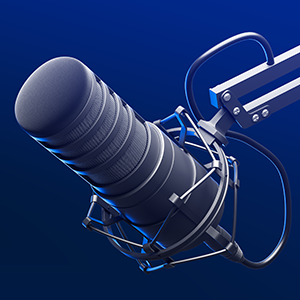 Illustration of a radio microphone